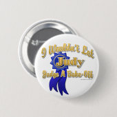 裁判官Judyは焼けます 缶バッジ (正面&裏面)