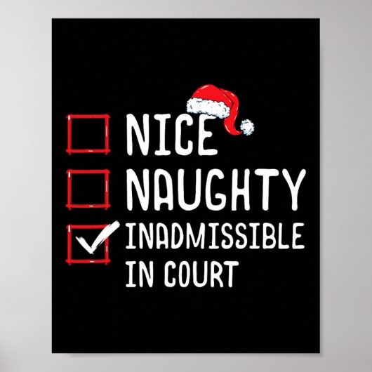 裁判所いけなのクリスマスに許さおもしろいれない ポスター (正面)
