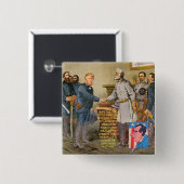 裁判所でトランプ 缶バッジ (正面&裏面)