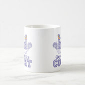 裁判所のバレーボールのマグの女王 コーヒーマグカップ (中央)