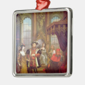 裁判所のヘンリー八世導入のアン・ブーリン メタルオーナメント (左)