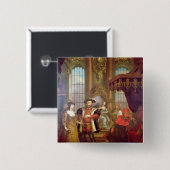 裁判所のヘンリー八世導入のアン・ブーリン 缶バッジ (正面&裏面)