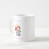 裁判所のマグの女王 コーヒーマグカップ (正面左)