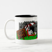 裁判所のヤードセールのコーヒー・マグ ツートーンマグカップ (左)