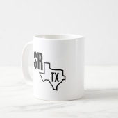 裁判所のレポートのマグ コーヒーマグカップ (正面左)