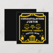 裁判所の判決 (正面/裏面)