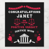 裁判所の判決 ワインラベル (シングルラベル)