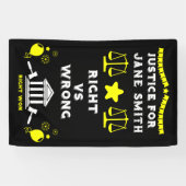 裁判所の判決 横断幕 (横)