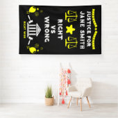 裁判所の判決 横断幕 (インサイチュ)