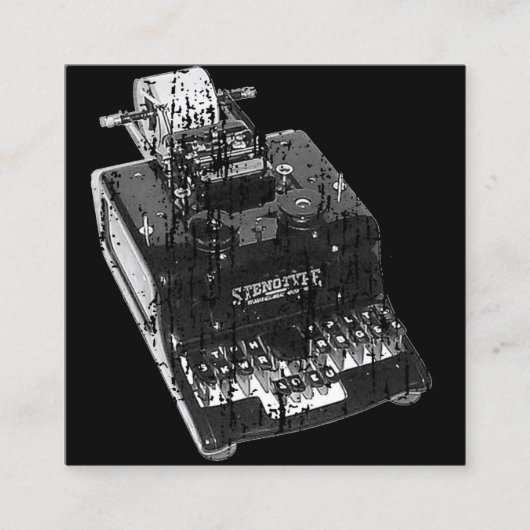 裁判所の報告の名刺 スクエア名刺 (正面)