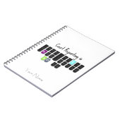 裁判所の報告はStenoのクールなキーボードです ノートブック (左側)