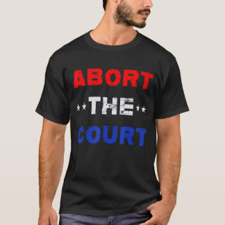 裁判所の女性生殖権を停止する Tシャツ