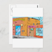 裁判所の漫画 ポストカード (正面/裏面)