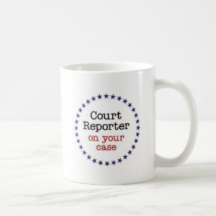 裁判所の記者 コーヒーマグカップ