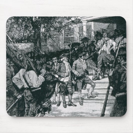 裁判所を所有するShaysの暴徒 マウスパッド (正面)