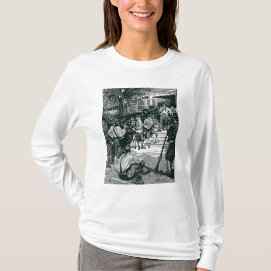 裁判所を所有するShaysの暴徒 Tシャツ (正面)