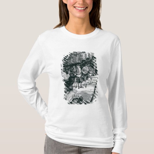 裁判所を所有するShaysの暴徒 Tシャツ (正面)