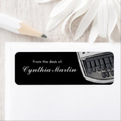 裁判所カスタム記者のステッカーの机からの ラベル (インサイチュ)