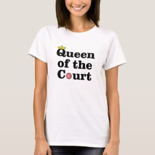 裁判所テニスのTシャツの女王 Tシャツ