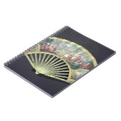 裁判所ファン、フランス語、18世紀(アイボリーおよびw/c ノートブック (左側)