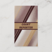 裁判所レポータモダンー行 名刺 (正面)