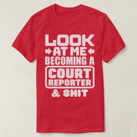 裁判所報告学生1 Tシャツ (デザイン正面)
