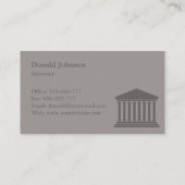 裁判所弁護士弁護士名刺 名刺 (裏面)