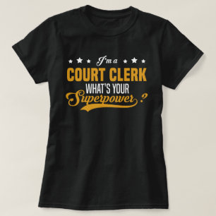 裁判所書記官 Tシャツ
