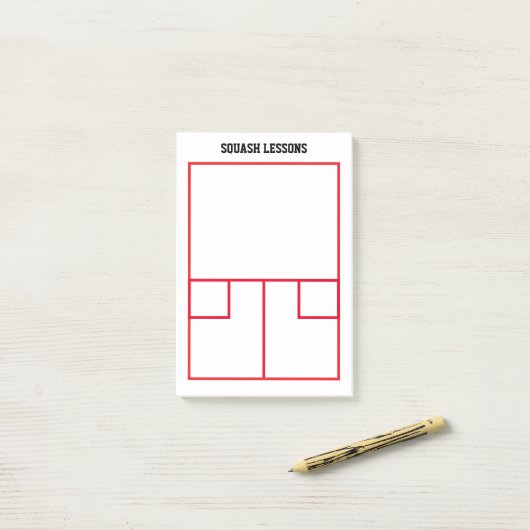 裁判所線上部ビューを押し潰カスタムす ポストイット (デスク上)