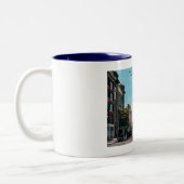 裁判所St.のシアバターの劇場、バッファロー、NYのヴィンテージ ツートーンマグカップ (左)