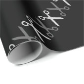 裁断スタイリッシュ鋏の美容師 ラッピングペーパー (ロールコーナー)