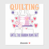 裁縫おもしろいキルティングキルターその全おもしろいとゲーム シール (シート)