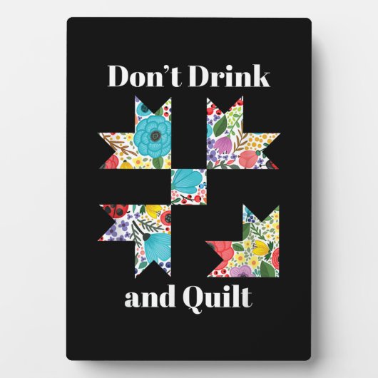 裁縫おもしろいキルティング愛好家 フォトプラーク (正面)