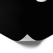 裁縫おもしろいキルティング愛好家 ポスター (角)