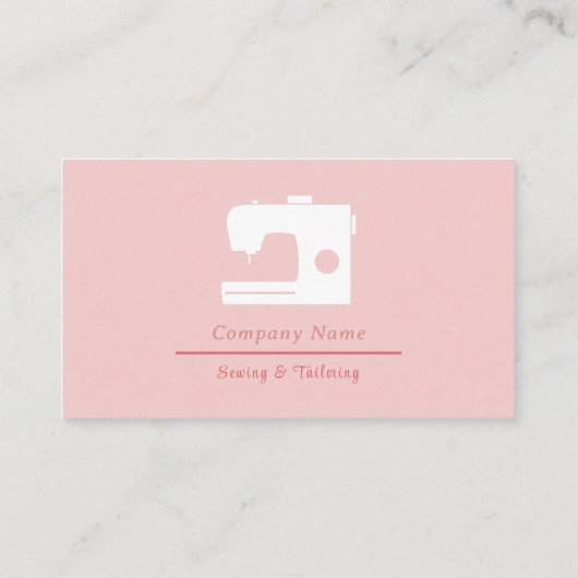 裁縫および仕立て名刺 名刺 (裏面)