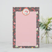 裁縫かわいいフォトブラウン 便箋 (スタンド正面)