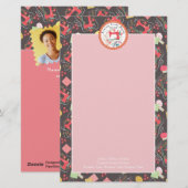 裁縫かわいいフォトブラウン 便箋 (正面/裏面)