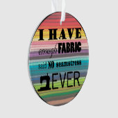 裁縫が不十分な生地・工芸品 オーナメント (正面)