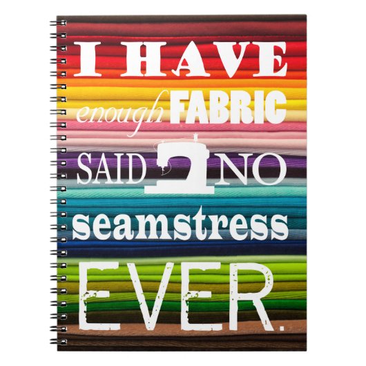 裁縫が不十分な織物工芸品ダーク ノートブック (正面)