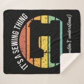 裁縫だ シェルパブランケット (正面(横))