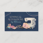 裁縫と変更サービス – Water Color Art 名刺 (正面)