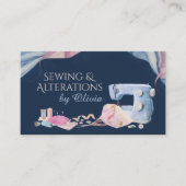 裁縫と変更サービス – Water Color Art 名刺 (正面)
