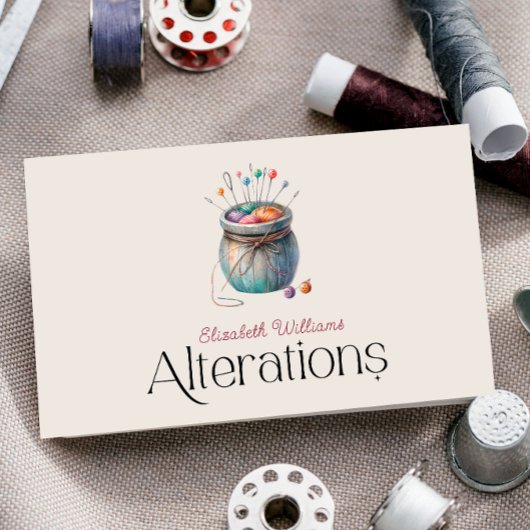 裁縫と変更水色QR 名刺