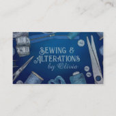 裁縫と変更 – 水彩スタイルアート 名刺 (正面)