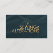 裁縫と変更 – Line Art 名刺 (正面)