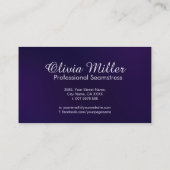 裁縫と変更 – Line Art 名刺 (裏面)