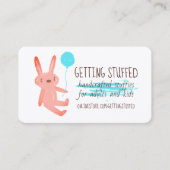 裁縫のお針子で手作りのぬいぐるみ 名刺 (正面)