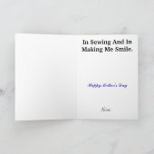 裁縫のクカスタマイズイーングカード シーズンカード (内部)