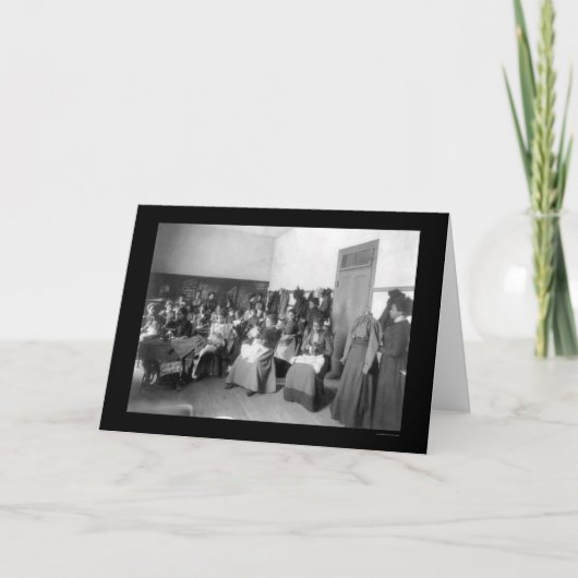 裁縫のクラスのハワード大学1900年 カード (正面)