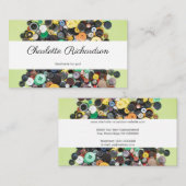 裁縫のシーメストテーラードレスマーカー手作り 名刺 (正面/裏面)